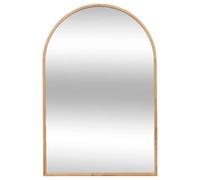 Miroir arche en bois - 60 x 90 cm - Beige