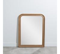 Miroir arche en bois de paulownia, 70x90 cm 70x90x3.5cm Beige