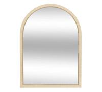 Atmosphera - Miroir Arche Mural Thea, Cadre Effet Bois, 55 x 75 cm - pour Entrée, Chambre, Salon