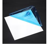 Miroir Autocollant Mural rectangle auto-adhésif Chambre décor Art 15x15cm - QUT - 16Pcs
