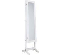 Miroir avec armoire à bijoux sur pieds Verone Blanc G