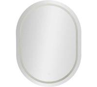 Miroir Mural LED Ovale "Simple" 80cm Argent Gris G