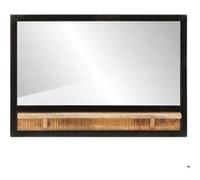 vidaXL Miroir avec étagère Manguier