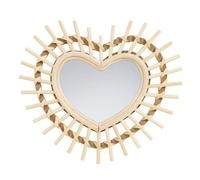 Miroir bambou cœur