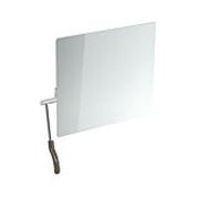 miroir basculant Hewi 802.01.100L84 725x741x73mm, levier gauche, ombre