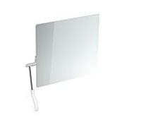 miroir basculant Hewi 802.01.100L98 725x741x73mm, levier à gauche, blanc signal