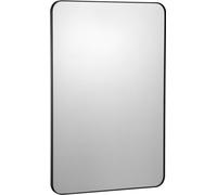 Miroir carré mural 24 po x 36 po avec cadre en alliage d'aluminium