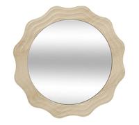 Atmosphera Miroir mural rond Charlie - Beige