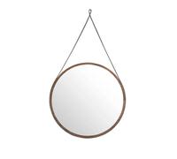 Miroir circulaire en bois Angel Cerdà Marron 75x3 cm