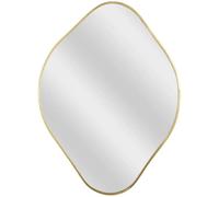 Miroir contour doré Losange Come.