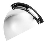 Miroir Convexe Mural de Sécurité, 40cm, Acrylique Argenté | Vue Grand Angle, Visibilité Maximale, Fixation Facile, pour Angles Morts, Trafic Extérieur, Boutiques et Couloirs