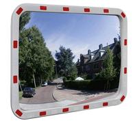 Miroir convexe rectangle avec réflecteurs 40x60 Miroir Sortie De Garage vidaXL