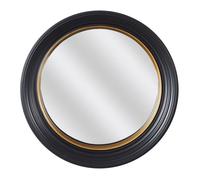 AltoBuy Miroir Convexe Rond Noir et Or Ø40,5cm