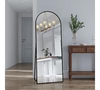 Miroir corps complet - Superaly - 162×53cm - avec cadre en alliage d'aluminium - noir