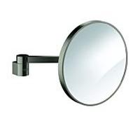 Miroir cosmétique Grohe Selection 41077AL0, grossissement x7, mural, sans éclairage, finition graphite brossé dur