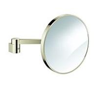 miroir cosmétique Grohe Selection 41077BE0 nickel poli, montage mural, sans éclairage