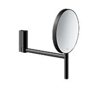 Miroir cosmétique Keuco Plan 17649370002, grossissement x5, Ø 193 mm, sans éclairage, noir