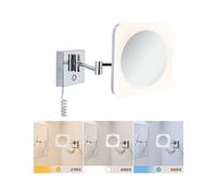 Miroir Cosmétique Led Jora Ip44 White Switch 60lm 230v 3,3w Chrome#Blanc#Miroir