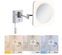 Miroir Cosmétique Led Jora Ip44 White Switch 60lm 230v 3,3w Chrome#Blanc#Miroir