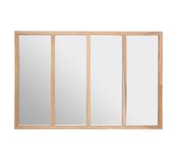 Miroir d'atelier ""Nae"" bois 116x76cm - Atmosphera Créateur d'intérieur