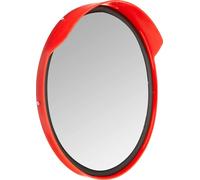 Miroir de circulation professionnel résistant aux intempéries Miroir d'observation Miroir de sécurité Miroir de contrôle Miroir convexe Ø30 cm Visibilité optimale grâce à un joint spécial dans le miro