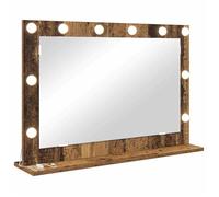 vidaXL Miroir de vanité Rectangulaire Bois ancien 80 x 55 x 18 cm