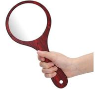 Miroir De Coiffure, Miroir À Main, Miroir De Coiffure Vintage Avec Manche En Bois, Accessoires De Barbier Pour Salons Professionnels