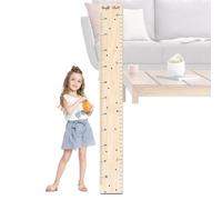 Miroir de croissance mural - Miroir de mesure de hauteur pliable avec motif de croissance pour enfant fixé au mur et miroir décoratif pour chambre