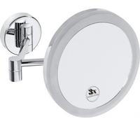 Miroir de douche grossissant mural avec LED 20 cm