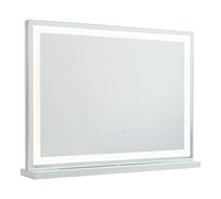 Miroir de maquillage avec bande led métal 58x43x12cm blanc