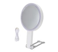 Miroir de Maquillage de Voyage avec lumière Double Face grossissant 1X/5X, Miroir de Maquillage Mural de Bureau pour Chambre à Coucher et Voyage