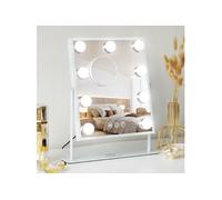 Miroir de Maquillage HOLLYWOOD AVEC LUMIERES - 25x30CM ROTATION A 360°