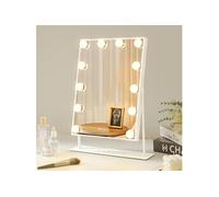 Miroir de maquillage Hollywood lumineux LED coiffeuse - 30 x 41 cm