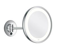 Miroir de maquillage LED City Light avec bras pivotant pour montage mural avec connexion directe (020677)