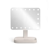 LIVOO Miroir de maquillage DOS206 lumineux gris