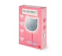 Miroir de maquillage lumineux - You Look Purrfect!