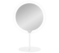 Miroir de maquillage MODO LED, grossissement 5 fois, blanc, Blomus