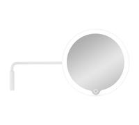 Miroir de maquillage MODO LED, montage mural, grossissement 5 fois, blanc, Blomus