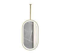 Miroir De Plafond Ovale Double Face Avec Éclairage For Salle De Bain