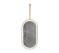 Miroir de plafond ovale haute définition double face, for salle de bain