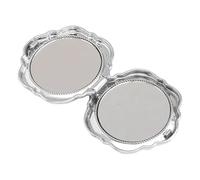 Miroir de Poche Maquillage Double Face Grossissant | Miroir Compact Pliable en Forme de | Accessoire Beauté Portable pour Femmes et Filles pour Voyage et Sac à Main