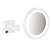 Hansgrohe AddStoris miroir cosmétique 21.7x21.7 cm arrondi avec éclairage blanc 41790700
