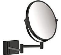 Hansgrohe AddStoris miroir cosmétique 24.6x24.6 cm arrondi noir 41791670