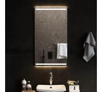 Miroir de Salle de Bain à LED 100x40 cm Maquillage Coiffeuse Toilette vidaXL