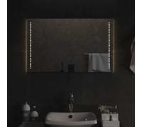 Miroir de Salle de Bain à LED 60x90 cm Décoratif Cosmétique Maquillage vidaXL