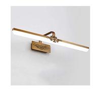 Miroir de Salle de Bain Avant lumière LED Salle de Bain Anti-buée Applique Miroir Armoire lumière rétro Acrylique Miroir phares, Lampe de Miroir (Couleur: lumière blanche-71 cm/12 w) Le Nouveau