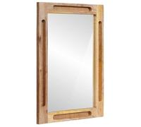 vidaXL Miroir de salle de bain avec miroir Marron 50 x 70 x 3 cm