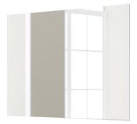 Miroir de salle de bain en verre - Longueur 76 x Profondeur 2 x hauteur 55 cm - PEGANE -