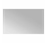 Miroir de salle de bain LED 100 x 60 cm en verre avec protection d'eau IP65, interface USB, éclairage intégré, montage mural, idéal pour salle de bain, chambre à coucher, couloir, maquillage et rasage