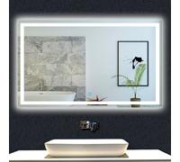 Miroir de salle de bain LED - 100x60 cm